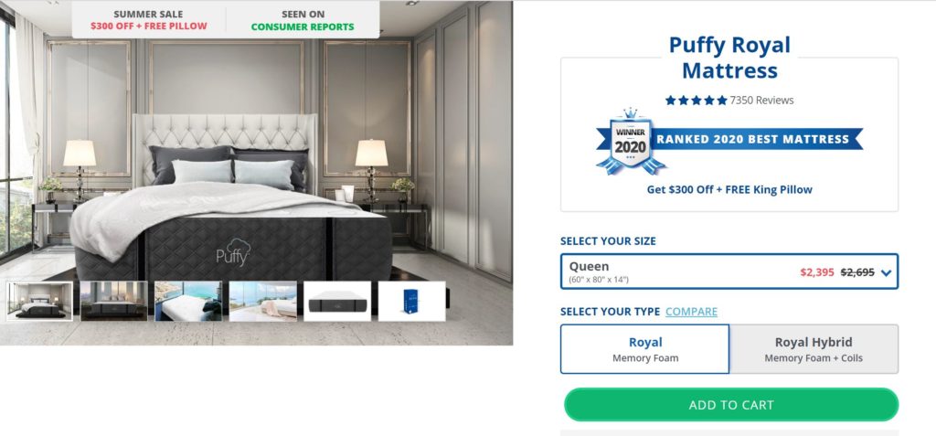 Puffy Royal Mattress Puffy Royal Mattress