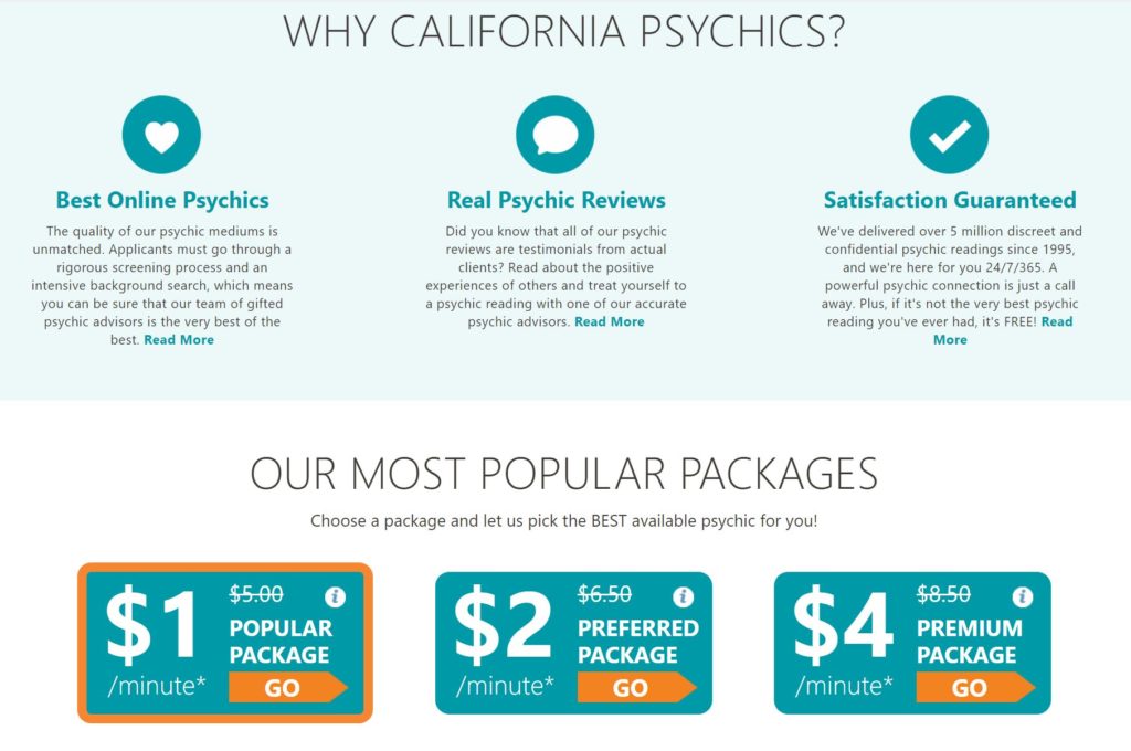 California Psychics Review: Behind The Times With Mixed Reviews 2 California Psychics Complaints