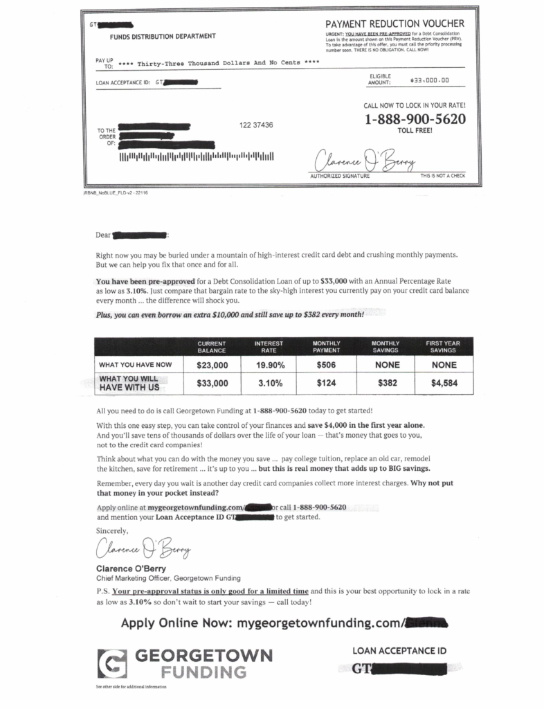 Georgetown Funding Review: Will This Debt Consolidation Scam Ever Stop? 1 Georgetown Funding Legit
