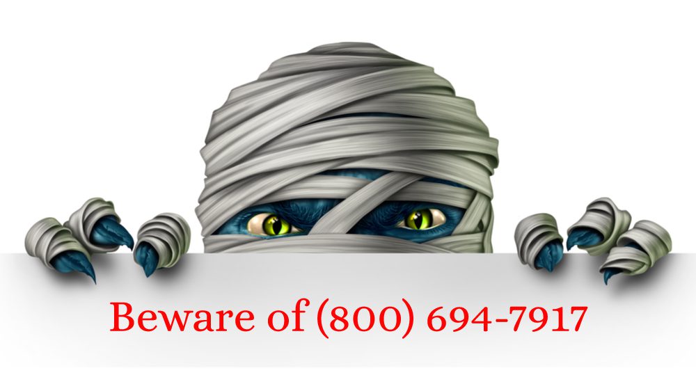 800-694-7917 Who Called Me? Is It A Debt Consolidation Scam? 1 800-694-7917 scam