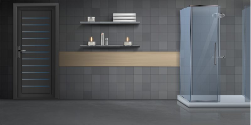 framless shower door