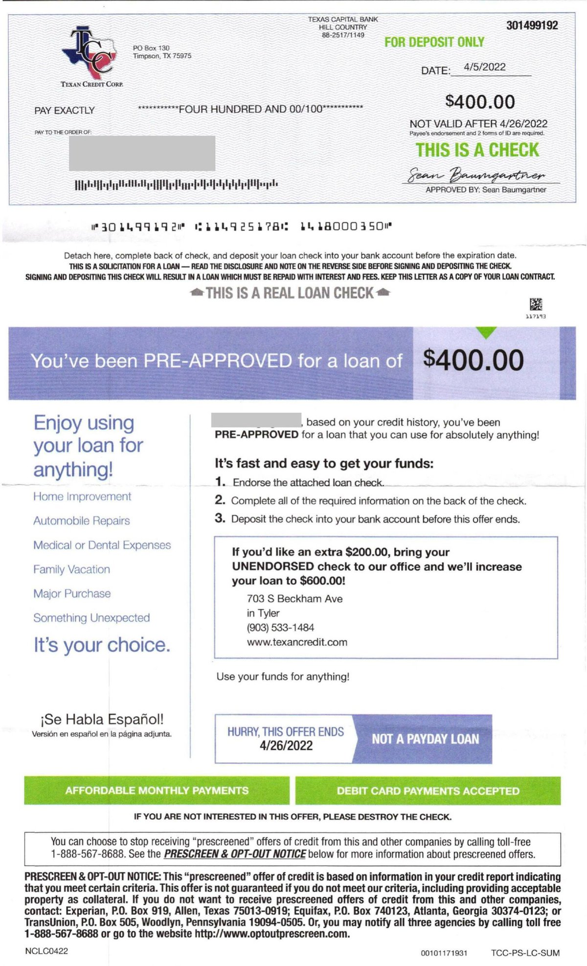 Texan Credit Corporation Review: Is It A Scam Or Legit? 2 Texan Credit Corporation Review: Is It A Scam Or Legit? 2